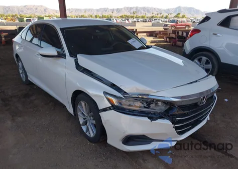 2021 Honda Accord Lx из США, поврежденный, VIN 1HGCV1F14MA055461